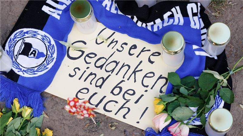 Anteilnahme nach dem Messerangriff in Bielefeld. (Archivbild)