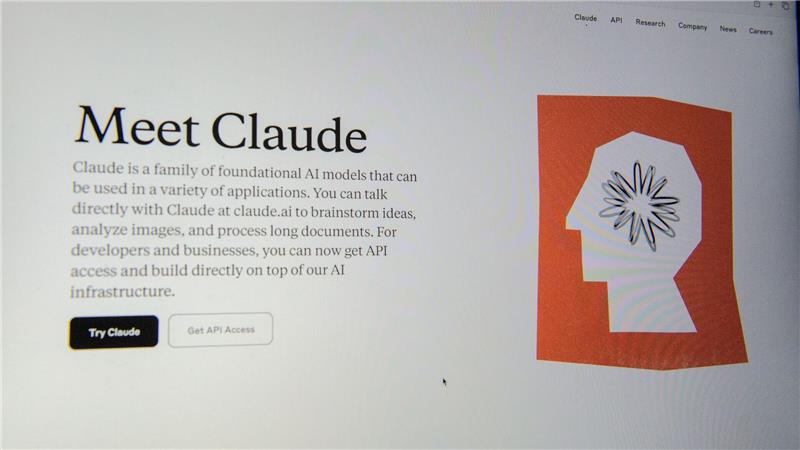 Anthropic ist vor allem bekannt für seine KI-Software Claude, die mit ChatGPT konkurriert. (Archivbild)