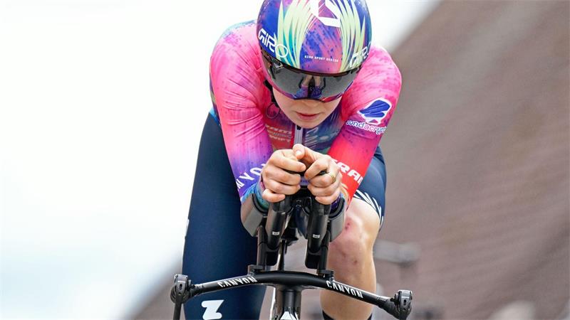 Antonia Niedermaier hat bei der Tour de France der Frauen im Zeitfahren die Top Ten verpasst. (Archivbild)