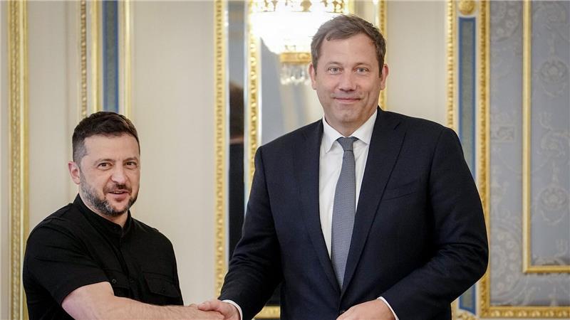 Antrittsbesuch in der Ukraine: Lars Klingbeil
