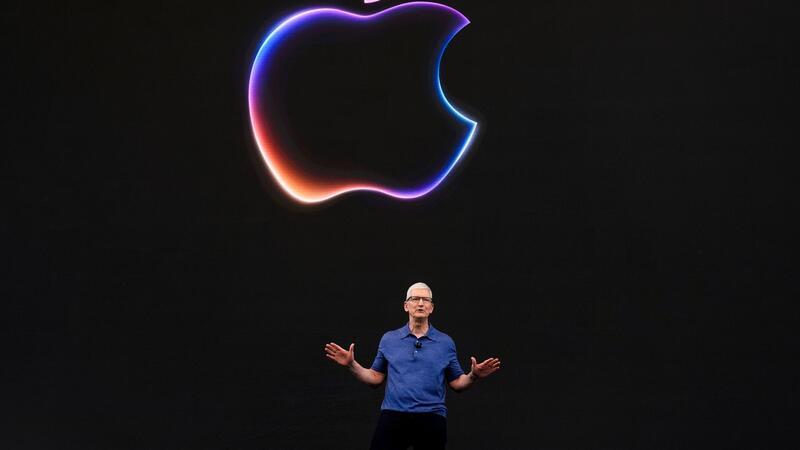 Apple-CEO Tim Cook auf der Apple-Entwicklerkonferenz WWDC in Cupertino.