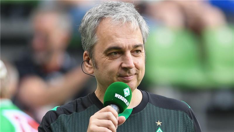 Arnd Zeigler ist seit 2001 Stadionsprecher bei Werder Bremen. (Archivbild)