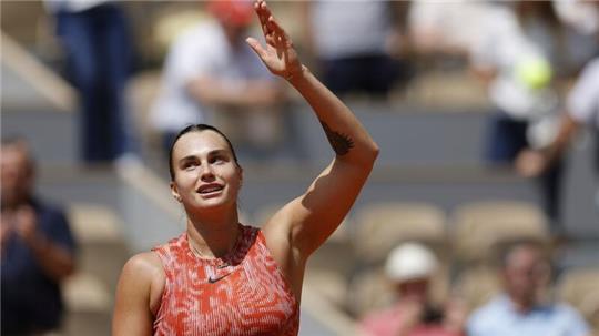 Aryna Sabalenka steht bei den French Open im Viertelfinale.