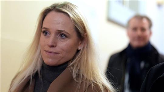 Astrid Have, die neue Frau von Stephan Hensel, sagte vor Gericht als Zeugin aus.