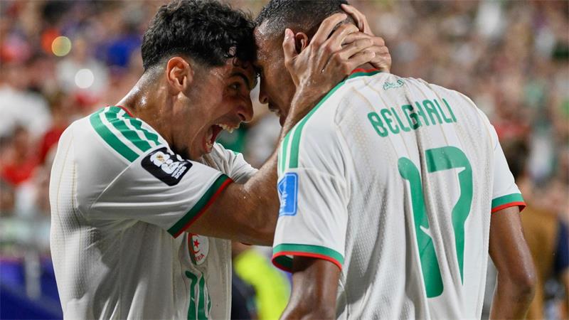 Auch Algerien konnte sich über das Weiterkommen freuen. 