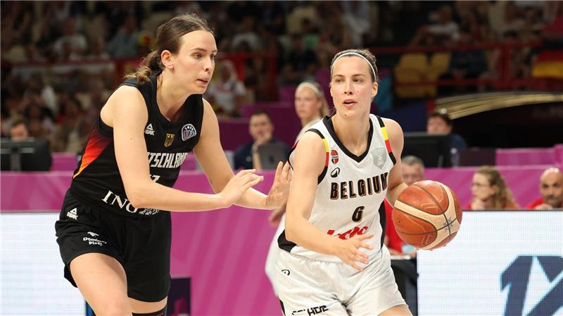 Belgien zu stark: EM-Aus für deutsche Basketballerinnen Auch Emily Bessoir konnte das Viertelfinal-Aus nicht verhindern.
