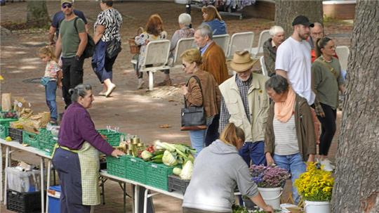 Auch Obst und Gemüse wird es am Sonntag beim Öko-Markt geben.