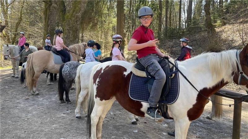 Auch Reiten steht bei der Ganztagsbetreuung auf dem Programm.