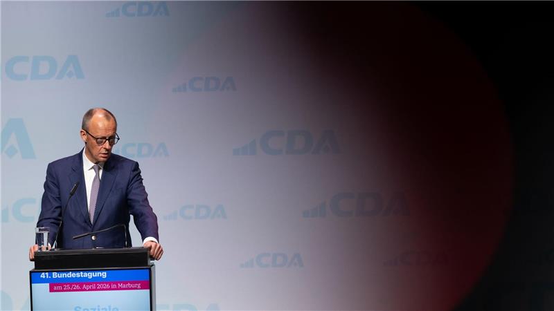 Auch an den Koalitionspartner wendet sich der Kanzler bei der CDA-Tagung.