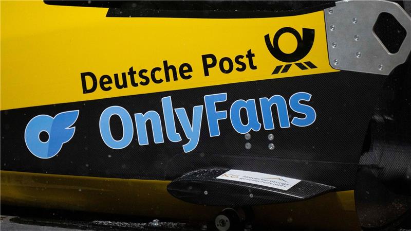 Auch auf dem Bob von Lisa Buckwitz wird für die Erotik-Plattform geworben. (Archivbild) 