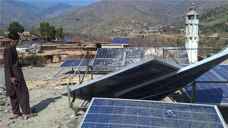 Auch auf pakistanischer Seite gab es Schäden nach Gefechten zwischen afghanischen und pakistanischen Truppen.