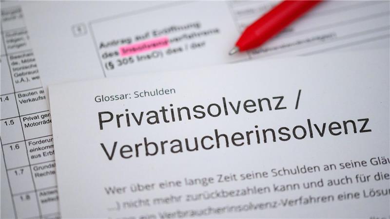So viele Firmenpleiten wie seit zehn Jahren nicht Auch bei den Verbraucherinsolvenzen sind die Zahlen deutlich gestiegen. (Symbolbild)