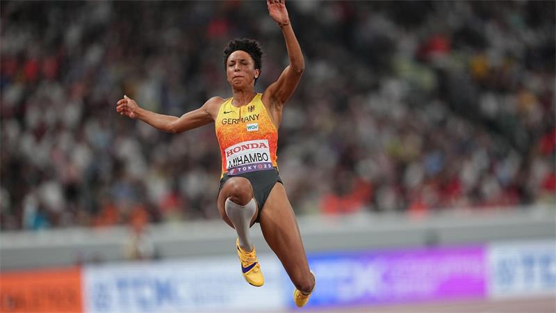 EM-Abschluss mit Mihambo: Ist der dritte Titel drin? Auch bei der WM im vorigen Jahr stand Malaika Mihambo auf dem Podium. (Archivbild)