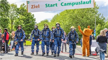 Auch der 37. Campuslauf der TU Clausthal erfreut sich wieder großer Beliebtheit.