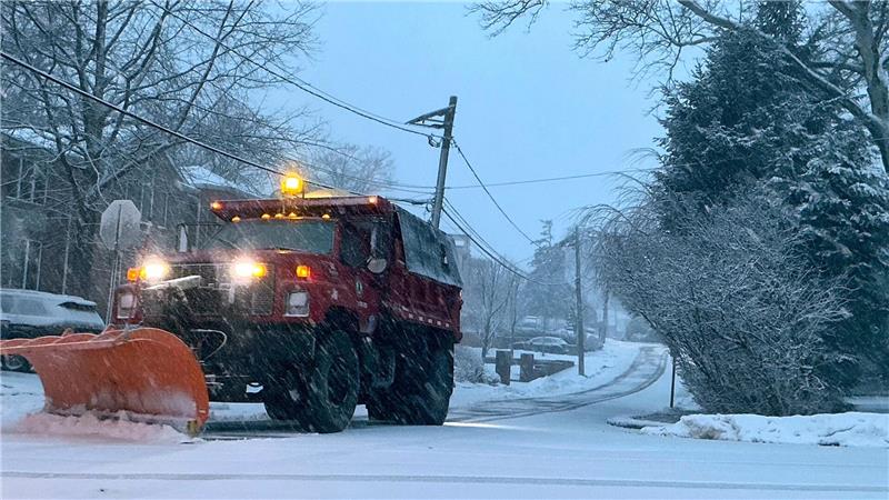 Auch der Bundesstaat New Jersey kämpfte mit den Folgen des heftigen Wintersturms. 