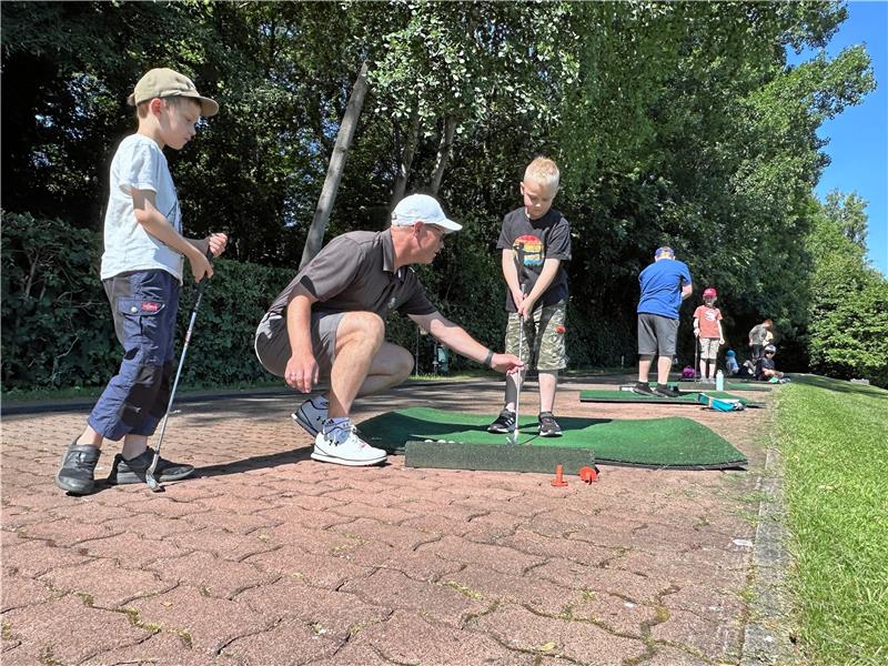 Auch der Golfclub macht immer beim Ferienpass mit. Foto: GZ-Archiv