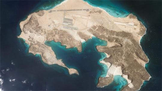Auch die Insel Perim oder Majun in der Meeresenge Bab al-Mandab soll in die Hände der Huthi-Rebellen gefallen sein. (Archivbild)