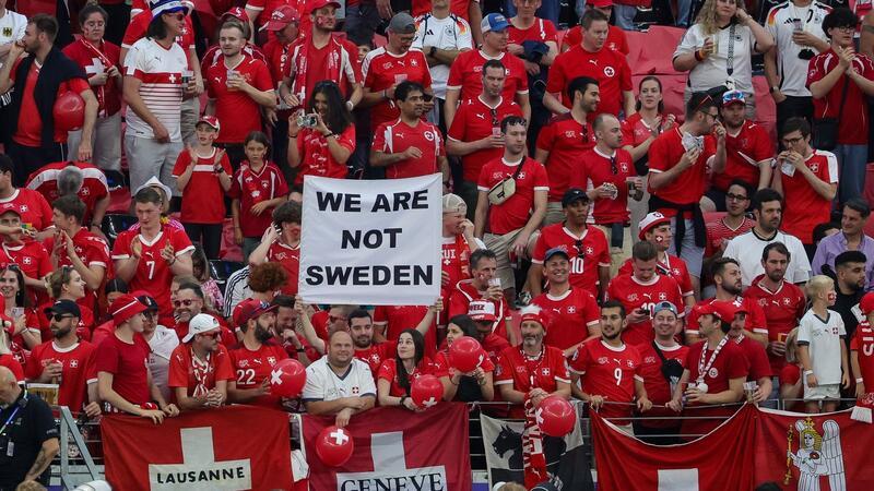 Auch die Schweizer Fans sorgten für eine gute Stimmung in Frankfurt.