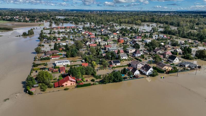 Was hat das erneute Hochwasser mit dem Klima zu tun? Auch die Stadt Ostrava in Tschechien leidet unter dem Jahrhunderthochwasser.
