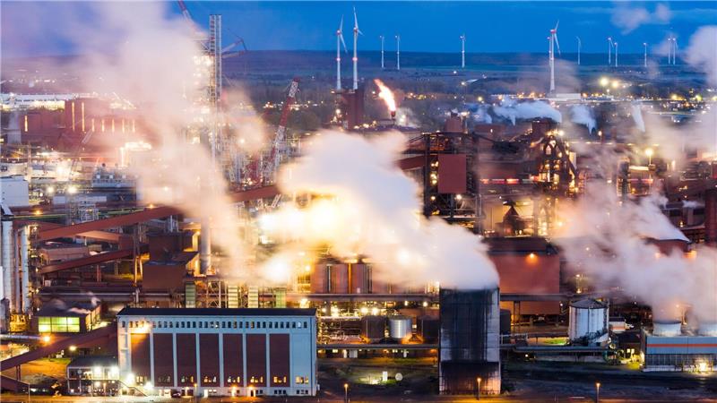 Auch die Stahlindustrie leidet.