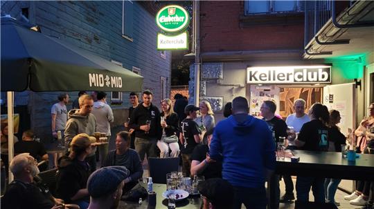 Auch im Außenbereich ist zum Kellerclub-Geburtstag einiges los.