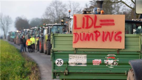 Auch in Cloppenburg haben sich mehrere Bauern versammelt 