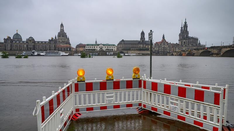 Was hat das erneute Hochwasser mit dem Klima zu tun? Auch in Dresden sind die Pegelstände zu hoch.