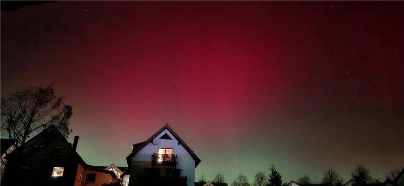Auch in Goslars Stadtteil Georgenberg konnte das Spektakel bestaunt werden, schr...