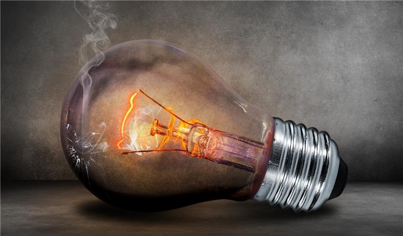 Auch manche Glühlampe hat es zerrissen. Symbolfoto: Pixabay