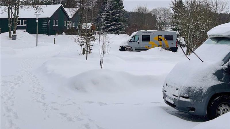 Ein Oberharzer Campingplatz erfindet sich neu Auch tiefsten Winter fahren einige Hartgesottene Campen.