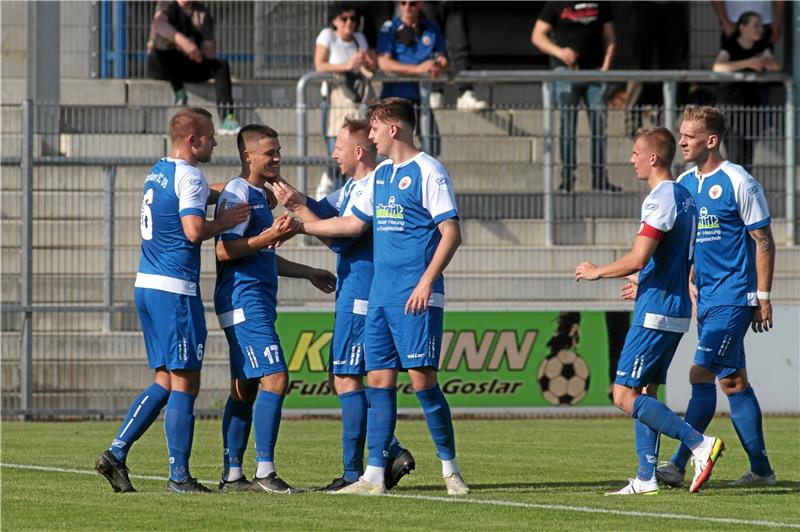 Auch wenn es in der bisherigen Saison nicht alles rund für den Goslarer SC 08 lief, gibt es doch mehrheitlich Grund zur Freude. Mit dem Einzug in die Meisterrunde hat der GSC ein wichtiges Ziel erreicht. Foto: Gietemann