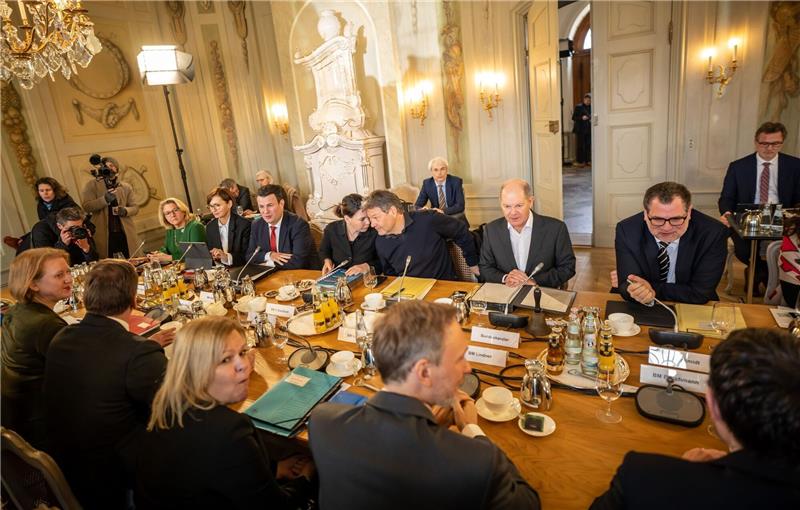 Auf Schloss Meseberg hat die Ampel-Koalition grundsätzliche Fragen besprochen.