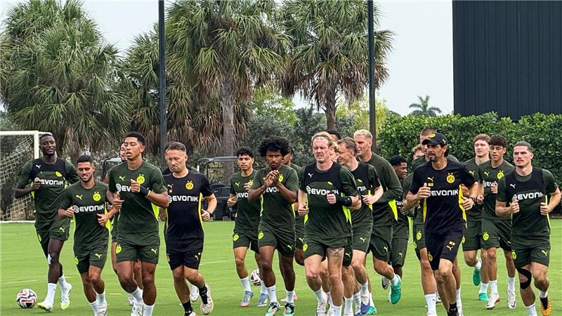 Respekt vor Ramos: BVB erwartet harten Achtelfinal-Kampf Auf das Achtelfinale bereitete sich Borussia Dortmund noch in Florida vor