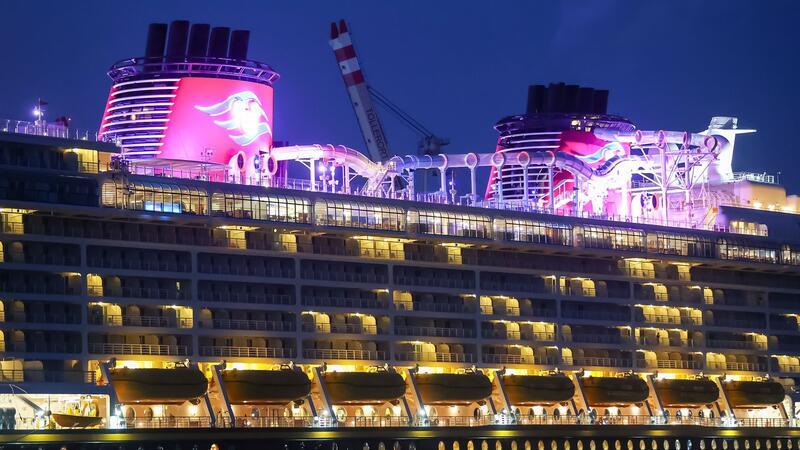 Auf dem Kreuzfahrtschiff haben 4000 Passagiere Platz.