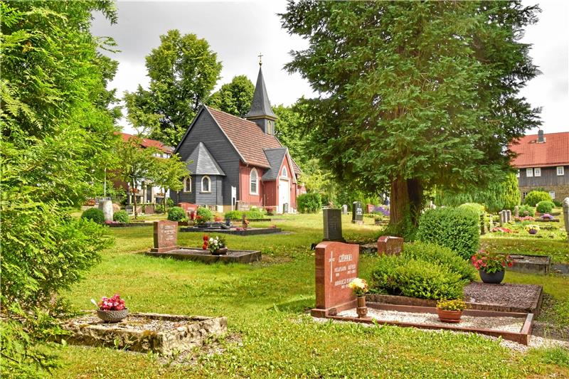 Auf dem Zellerfelder Friedhof soll es bald insektenfreundlich zugehen. Für das Pflanzen von Wildsträucherhecken und Wildobstbäumen werden noch Freiwillige gesucht. Foto: Neumann