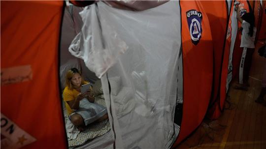 Auf der Flucht vor Supertaifun „Fung-Wong“ mussten mehr als eine Million Menschen ihre Häuser verlassen.