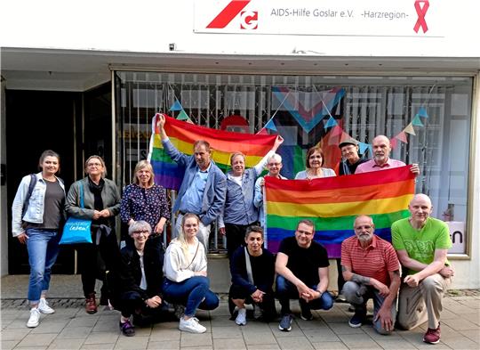 Auf der Suche nach einem Treffpunkt für alle: Aktivisten und Sympathisanten verschiedener Goslarer Gruppen wünschen sich einen Ort der Begegnung für queere und heterosexuelle Menschen. Foto: Privat
