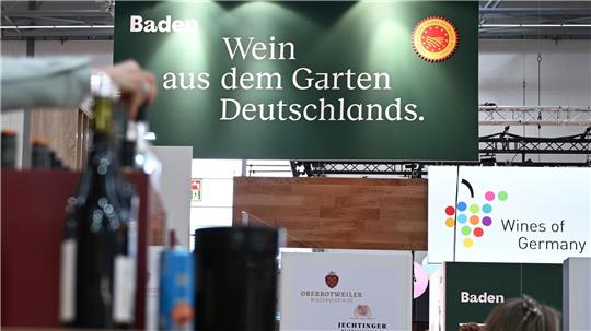 Auf der Weinmesse Prowein werden viele Weine vorgestellt.