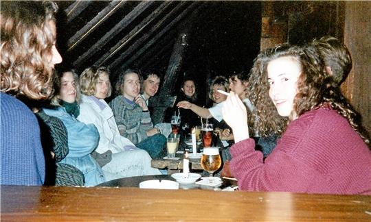 Auf diesem Foto hat sich eine GZ-Redakteurin versteckt. Lang ist es her, dass es mit norwegischen Austauschschülern in die Rutsche ging.  Fotos: Römhild/Privat