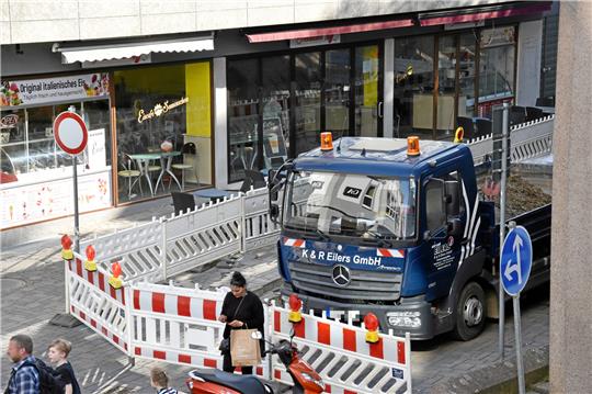 Auf einer Länge von 20 Metern soll die Gasleitung ausgetauscht werden. Foto: Roß