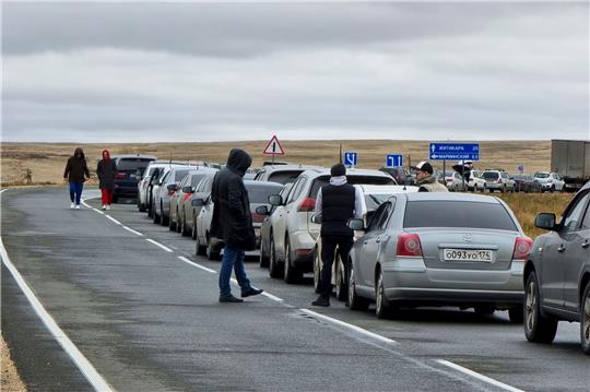 Aufgrund der Teilmobilisierung reisten viele Russen in die angrenzenden Ex-Sowjetrepubliken aus.