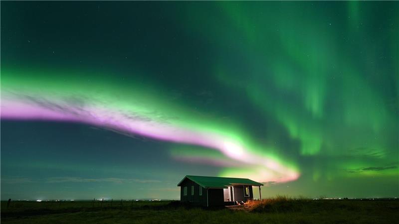 Aurora Borealis über Island