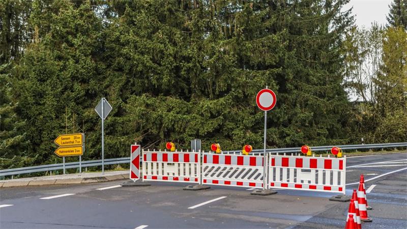 Die B241 zwischen Kreuzeck und Goslar ist für den Durchgangsverkehr aktuell gesperrt.