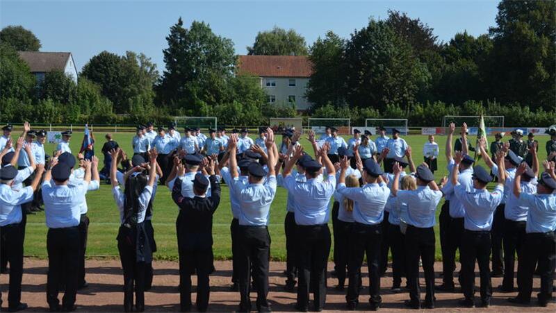 Ausgelassene Stimmung herrschte nicht nur beim Festumzug, sondern das gesamte Wochenende über.