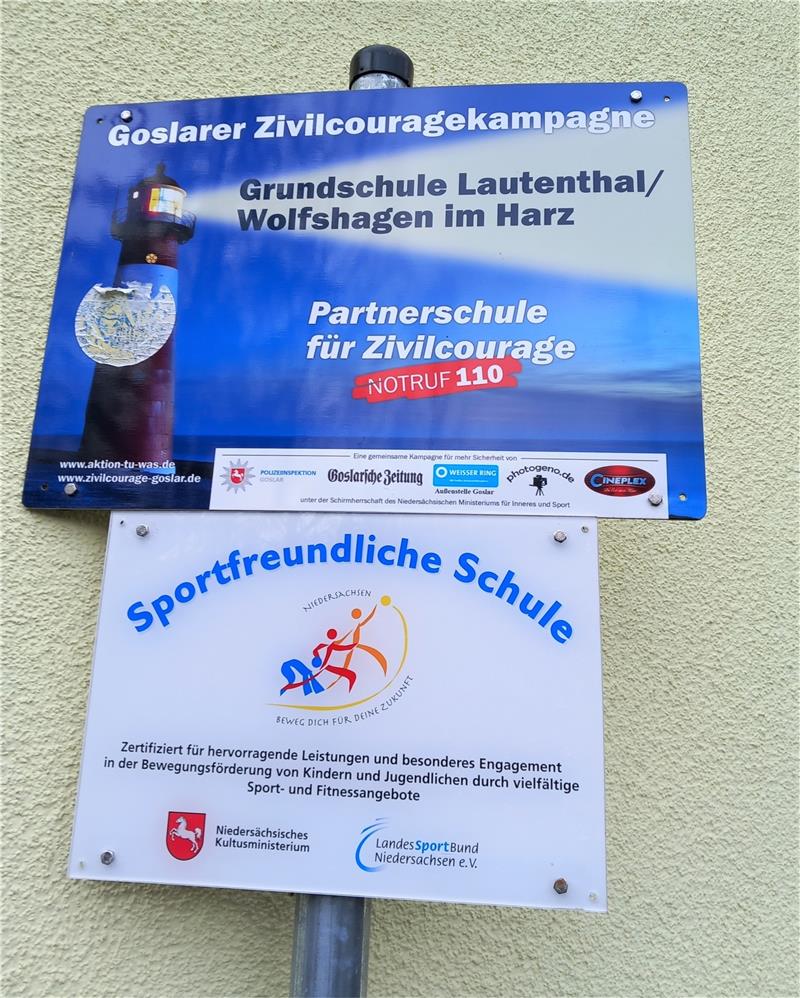 Ausgezeichnete Schule. Foto: Neddermeier
