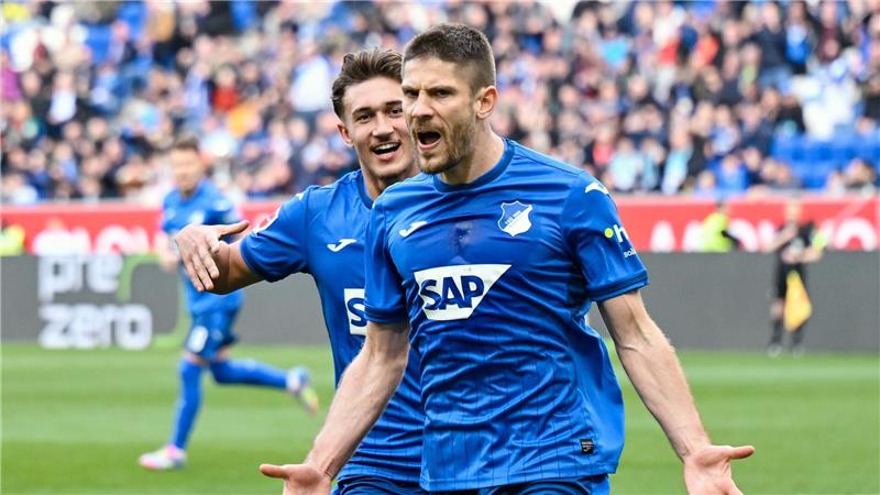 Dahmens Serie beim 1:1 des FC Augsburgs zu Ende Ausgleich per Elfmeter: Hoffenheims Andrej Kramaric