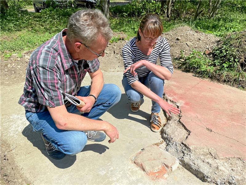 Ausgrabungen am Rammelsberg: Seit Oktober 2021 untersuchen Archäologen das Zwangsarbeiterlager aus der NS-Zeit. Foto: Privat