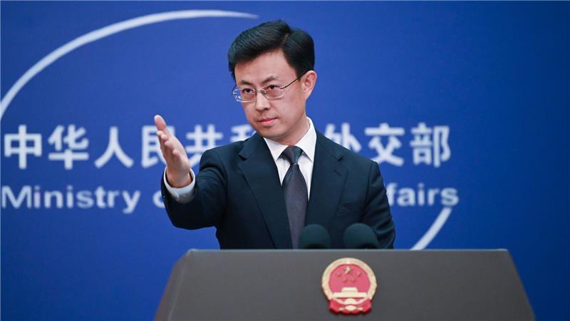 China: Derzeit keine Verhandlungen im Zollstreit mit den USA Außenamtssprecher Guo Jiakun: Kein Kontakt mit Washington. (Archivbild)