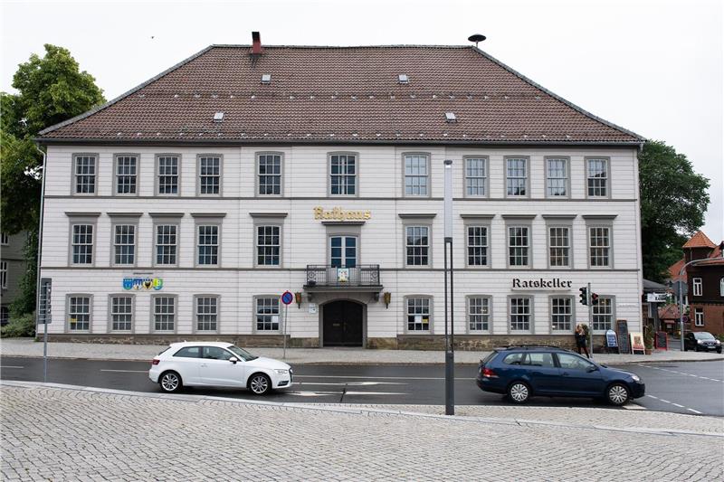 Außenansicht des Rathauses der Berg- und Universitätsstadt Clausthal-Zellerfeld.