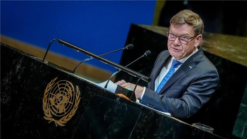 Wadephul für durchgreifende Reform des UN-Sicherheitsrats Außenminister Johann Wadephul (CDU) während der Generaldebatte der Vereinten Nationen im September in New York.